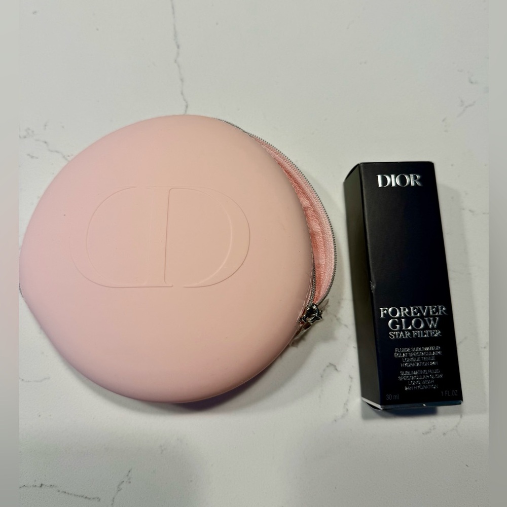 DIOR Forever Glow Star Filter Shade 3 and DIOR pink jelly pouch NEVER USED